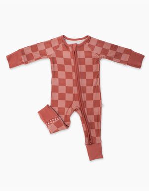 Rosewood Checker Infant Convertible Sleeper