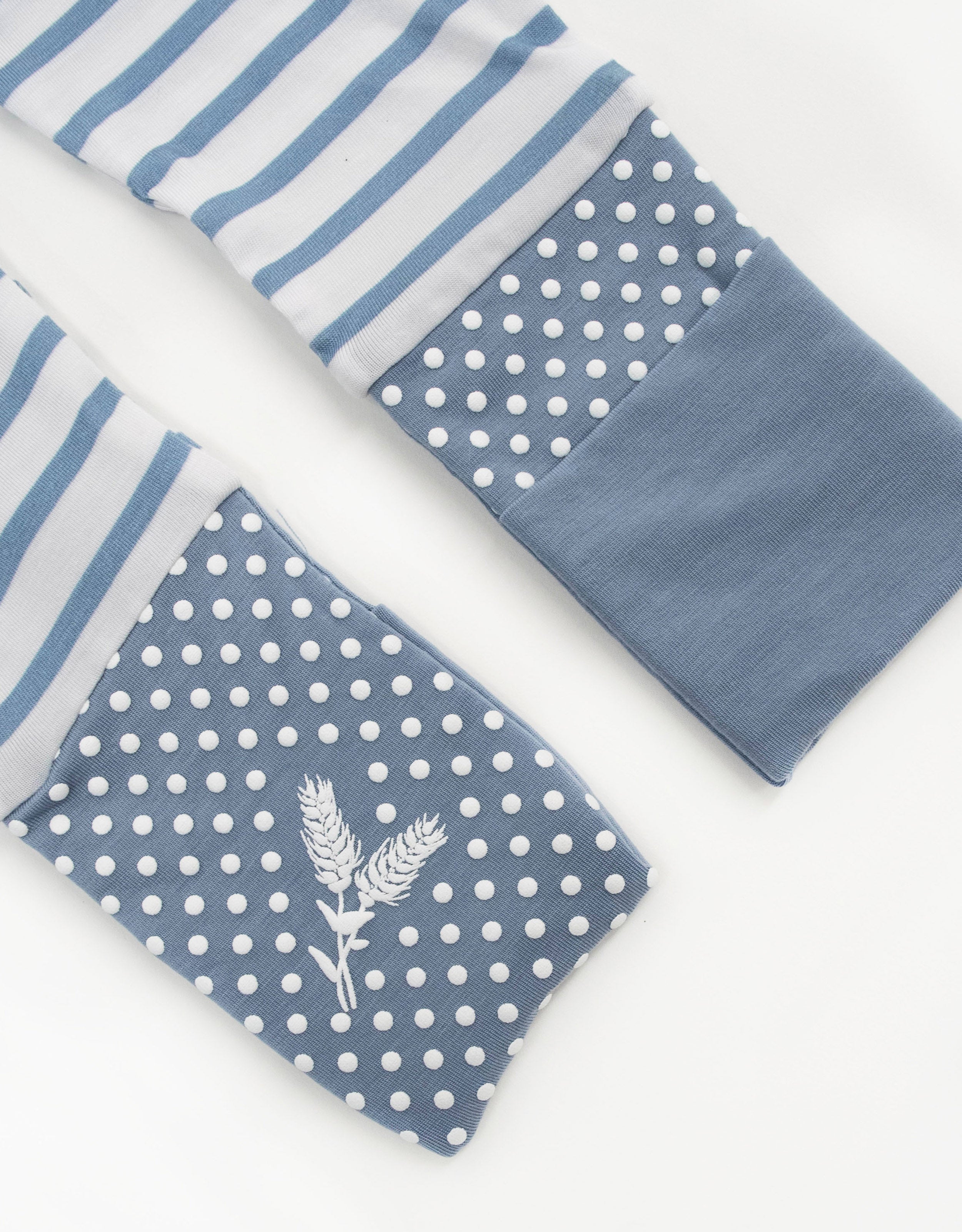 Slate Blue Striped Infant Convertible Sleeper