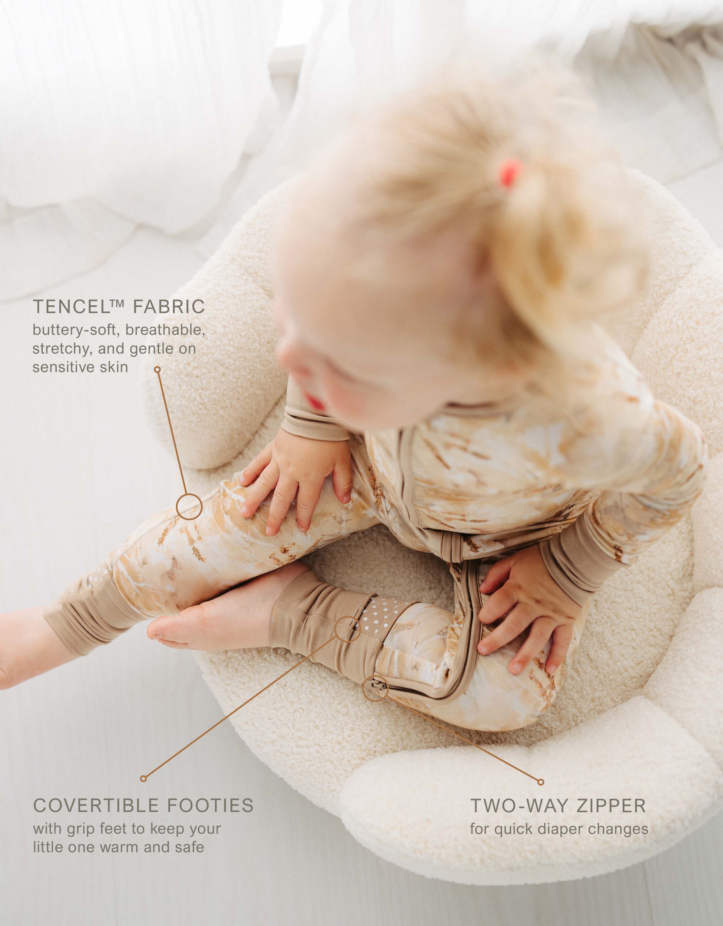 Autumn Brush Toddler Pajama Sleeper