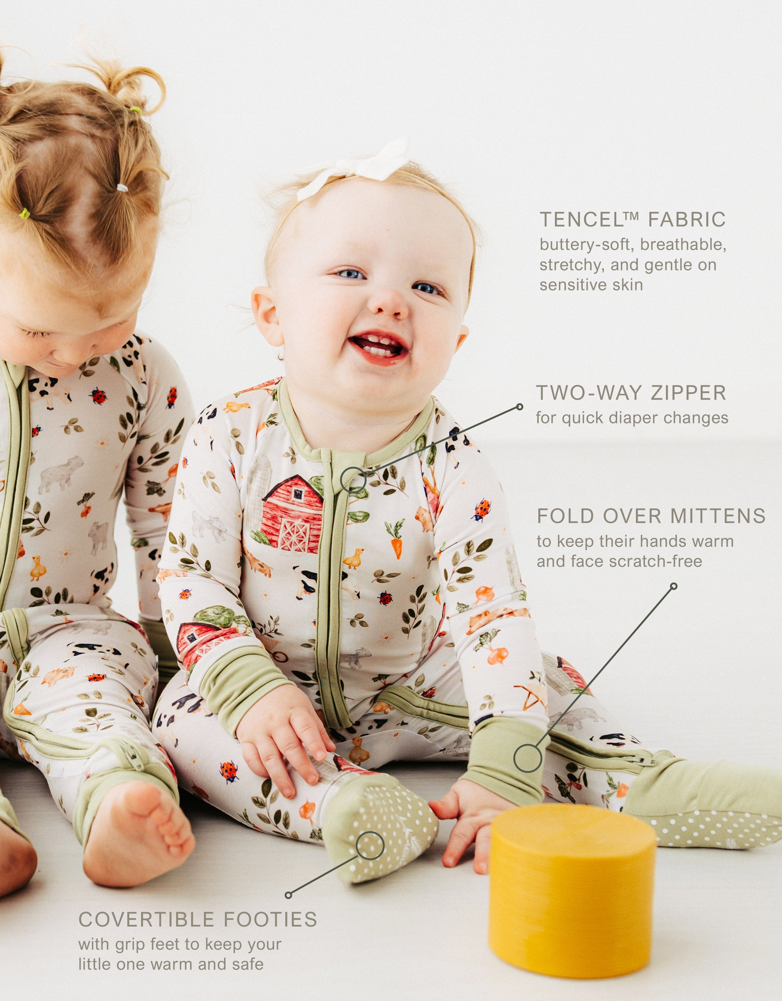 Little Farm Infant Convertible Sleeper