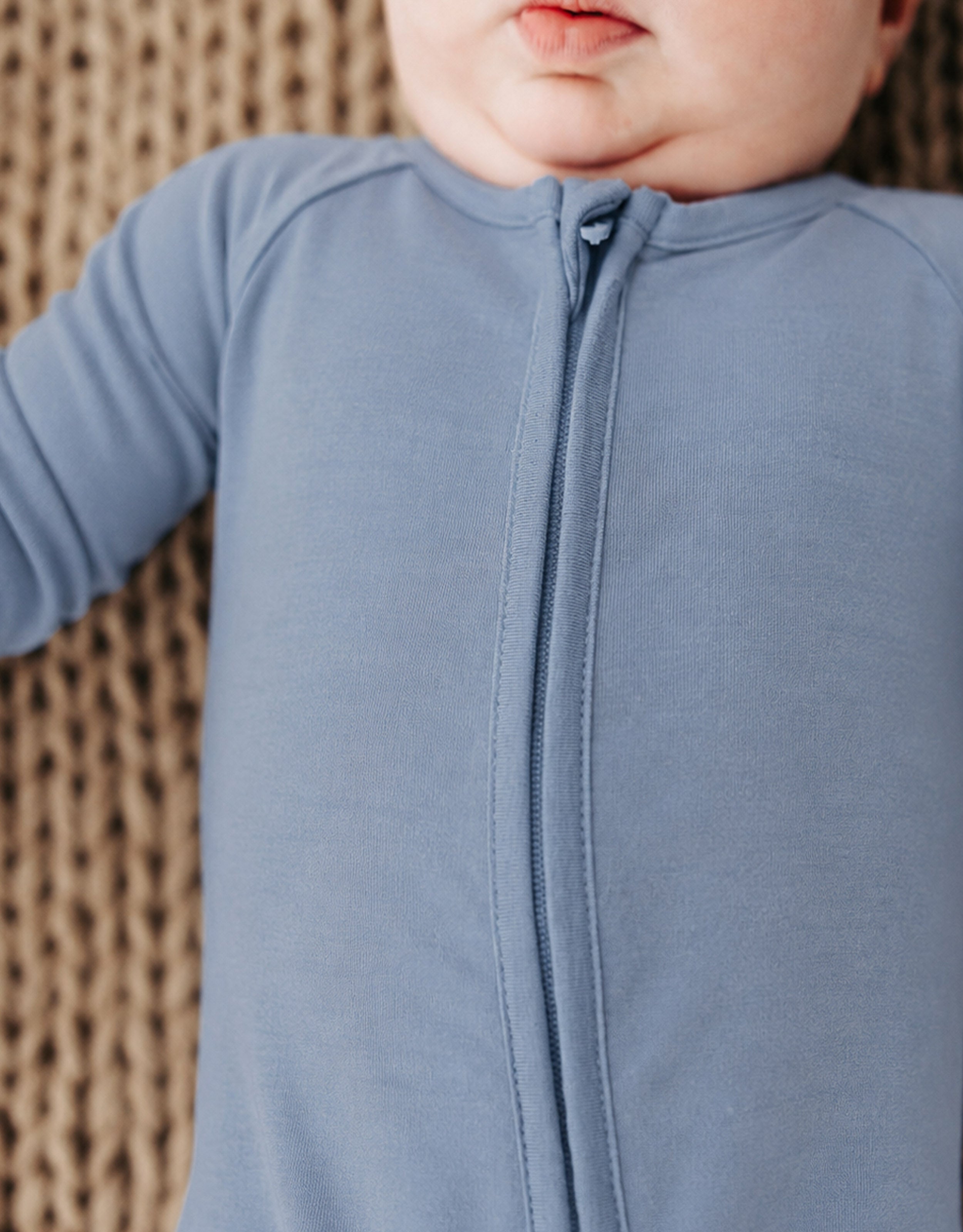 Slate Blue Infant Convertible Sleeper