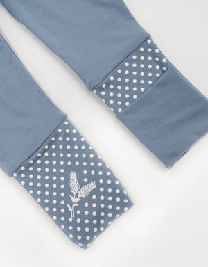 Slate Blue Infant Convertible Sleeper