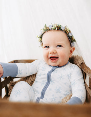 Snowflakes Infant Convertible Sleeper