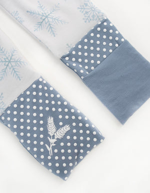 Snowflakes Infant Convertible Sleeper