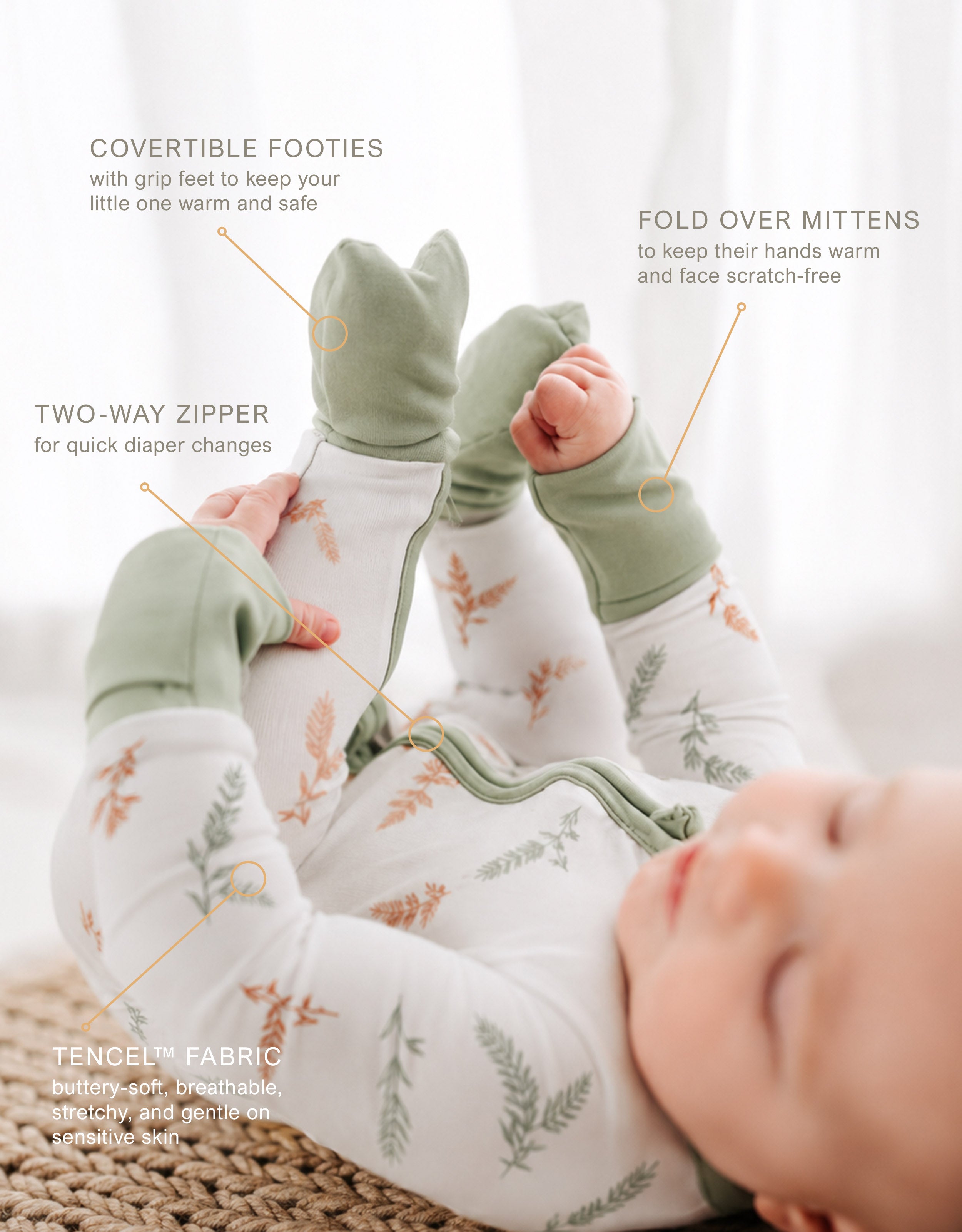 Wheat Infant Convertible Sleeper