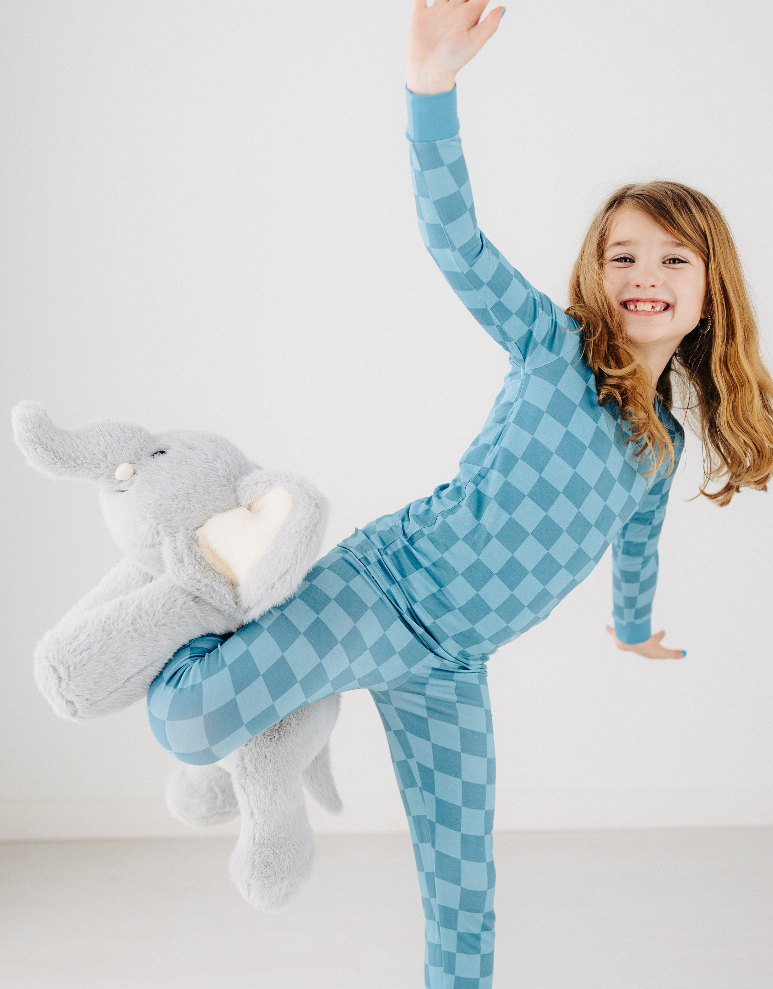 Harbor Checker Kids Pajamas