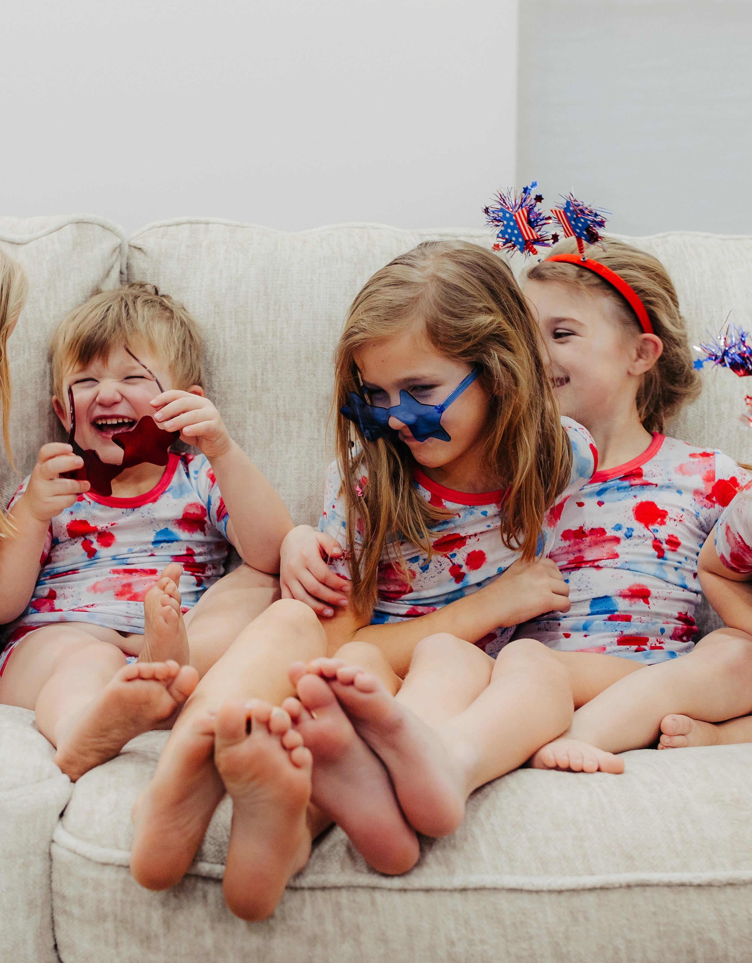 American Splatter Toddler Pajama Sleeper