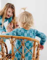 Harbor Checker Toddler Pajama Sleeper