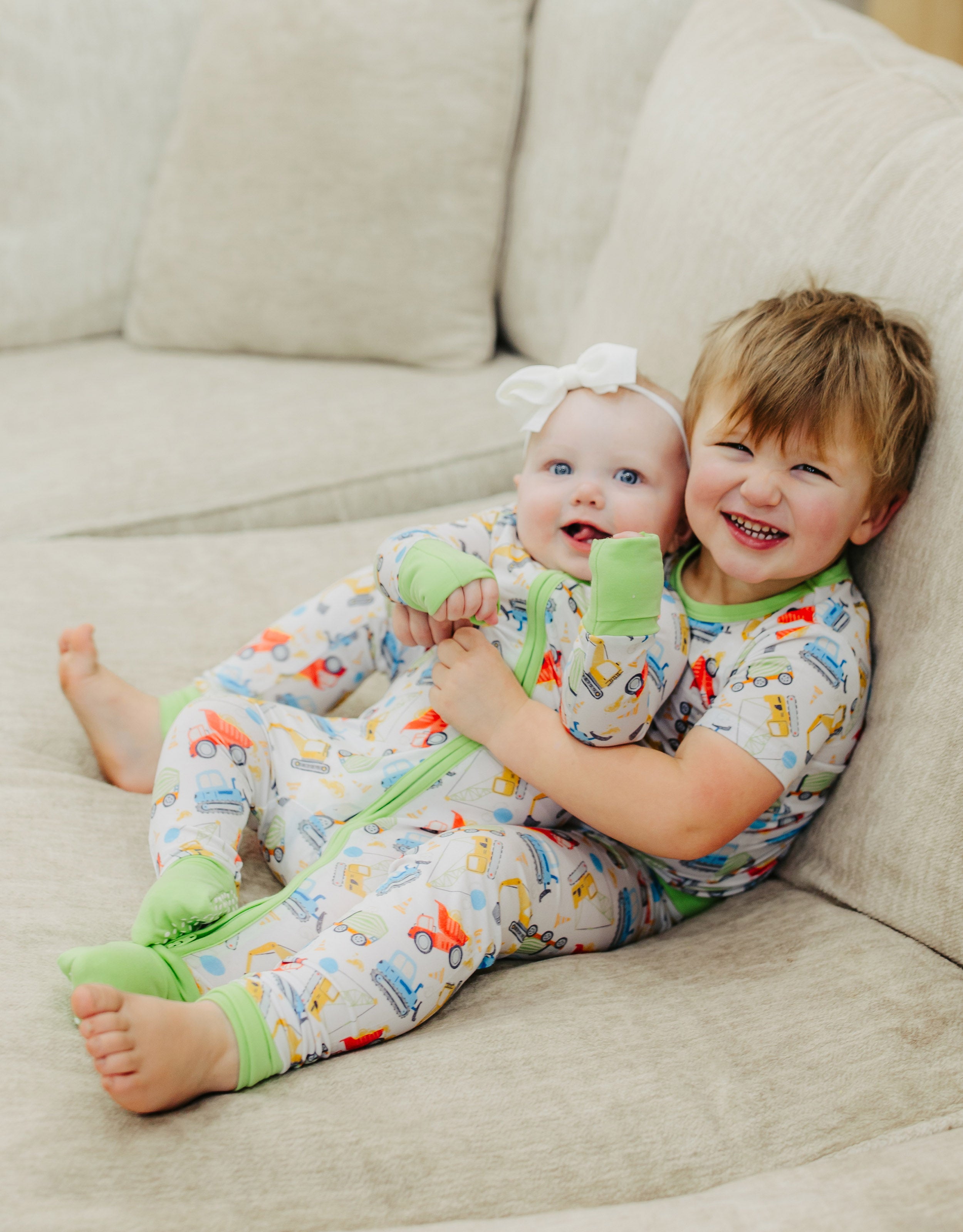 Trucks Toddler Pajama Sleeper